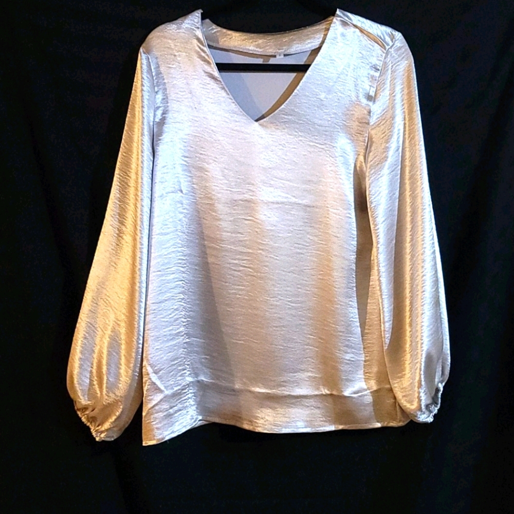 Silver blouse